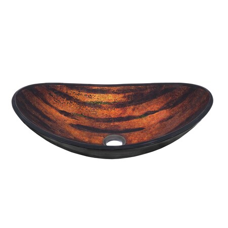 Novatto VOLLE Glass Vessel Bathroom Sink NOHP-G025-8031